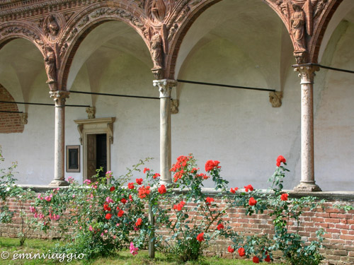 Certosa di Pavia particolare del chiostro